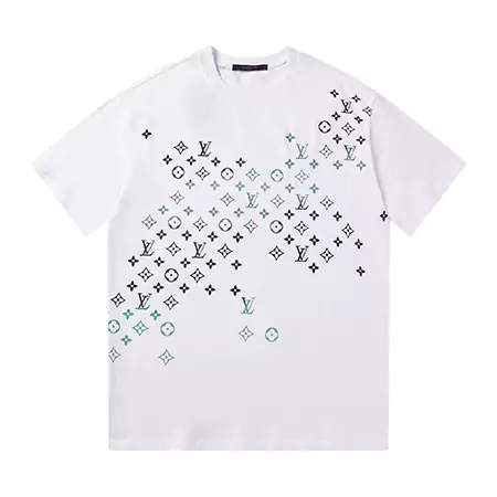ルイヴィトンLV Tシャツモノグラムプリントルイヴィトン Tシャツ メンズ/レディースブラック/ホワイト