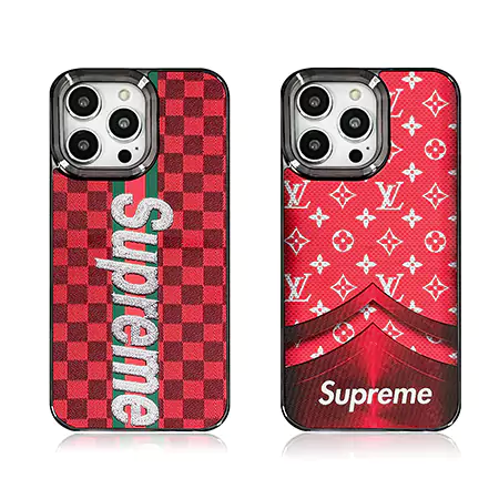 ブランドシュプリーム/SupremeレッドiPhone14スマホケース  iPhone15ブランドシュプリーム/Supremeシンプル薄いケース シュプリーム/Supremeレッド個性的iPhone13ケース専門店cabayacase