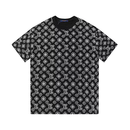 ルイヴィトンLV Tシャツプリントルイヴィトン Tシャツ メンズ/レディースブラック/ホワイト