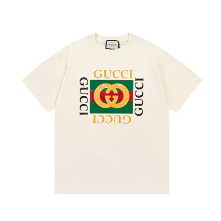 GUCCI Tシャツ240g高級コットン使用メンズ Tシャツ/レディース Tシャツ コットン Tシャツヘビーウェイトメンズ/レディース Tシャツ
