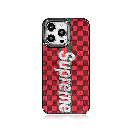 ブランドシュプリーム/SupremeレッドiPhone14スマホケース  iPhone15ブランドシュプリーム/Supremeシンプル薄いケース シュプリーム/Supremeレッド個性的iPhone13ケース専門店cabayacase