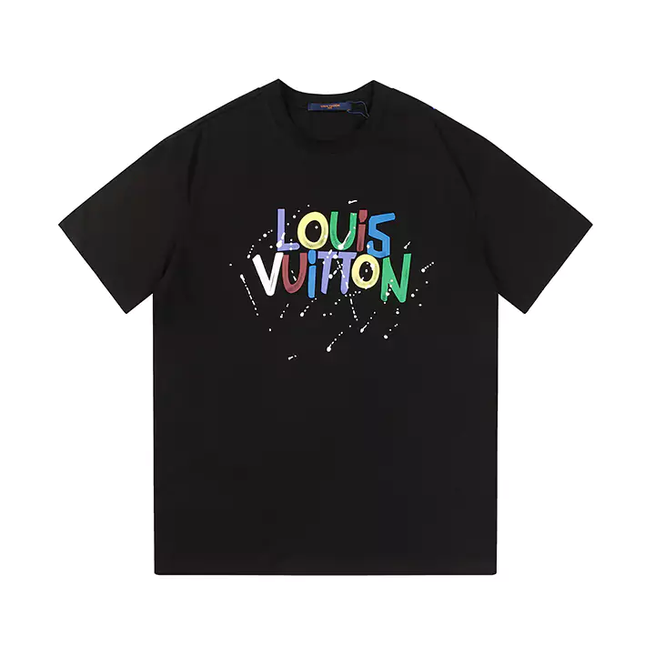 LV Tシャツフラワープリント|ルイヴィトンロゴ キャラクター