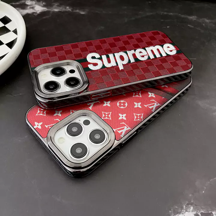 ブランドシュプリーム/SupremeレッドiPhone14スマホケース  iPhone15ブランドシュプリーム/Supremeシンプル薄いケース シュプリーム/Supremeレッド個性的iPhone13ケース専門店cabayacase