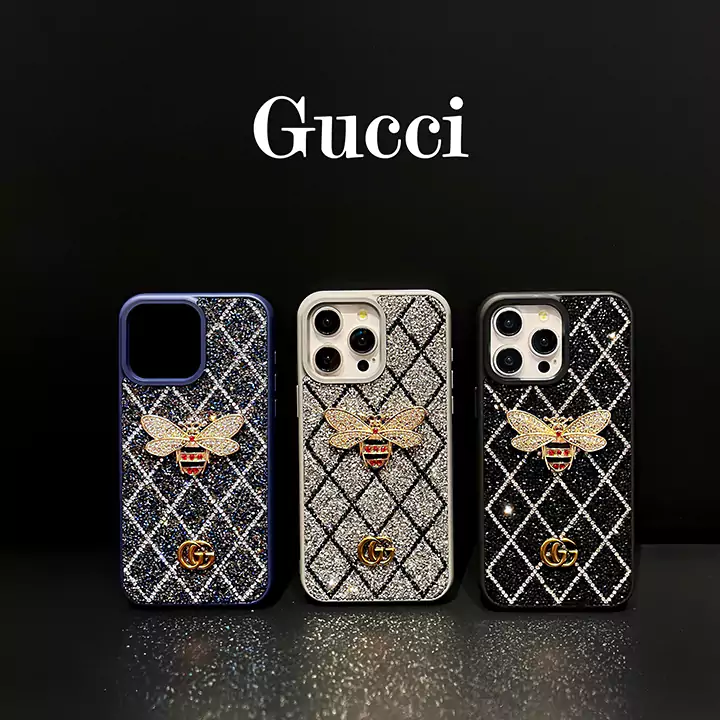 ブランドグッチ/Gucciミツバチ匹iphone 12スマホケース ファッショングッチキラキラ薄いiphone15ケース ブランド人気シンプルGucc iphone 14ケース専門店cabayacase