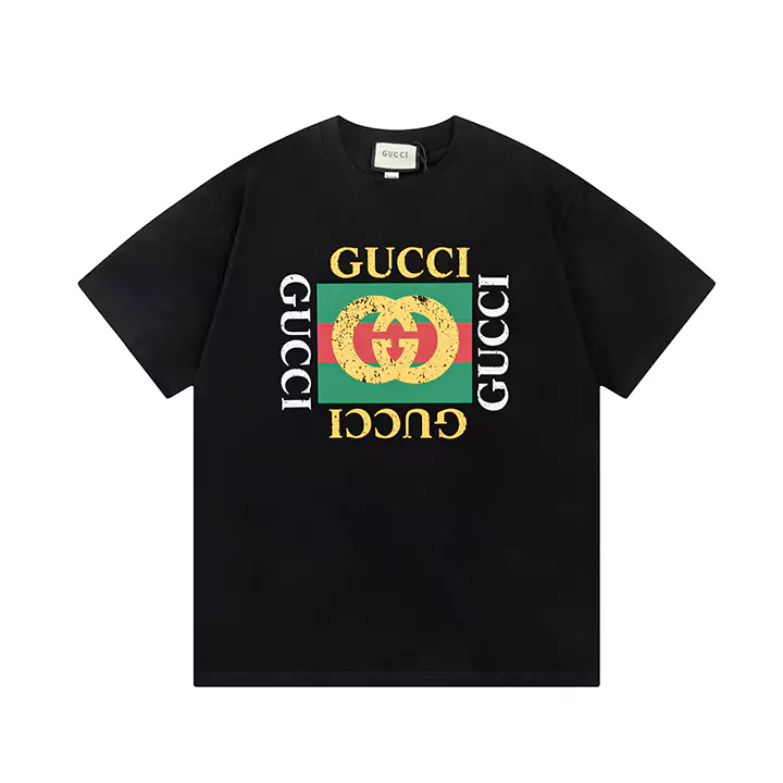 GUCCI Tシャツ240g高級コットン使用メンズ Tシャツ/レディース Tシャツ コットン Tシャツヘビーウェイトメンズ/レディース Tシャツ