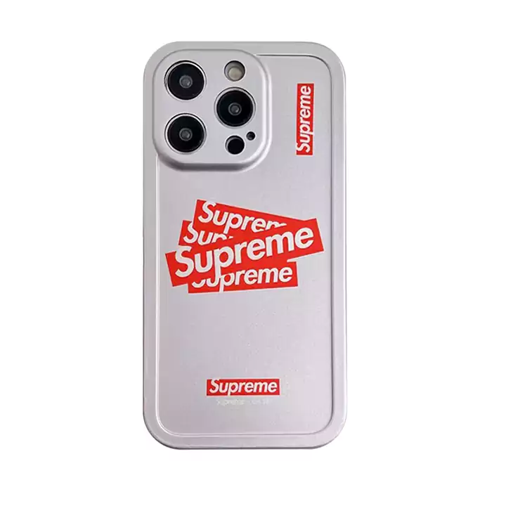 ブランドシュプリームSupreme iPhone16 Plusスマホケース  おしゃれレッドブランドロゴiPhone16ケース 薄いシリコンアイフォンケース