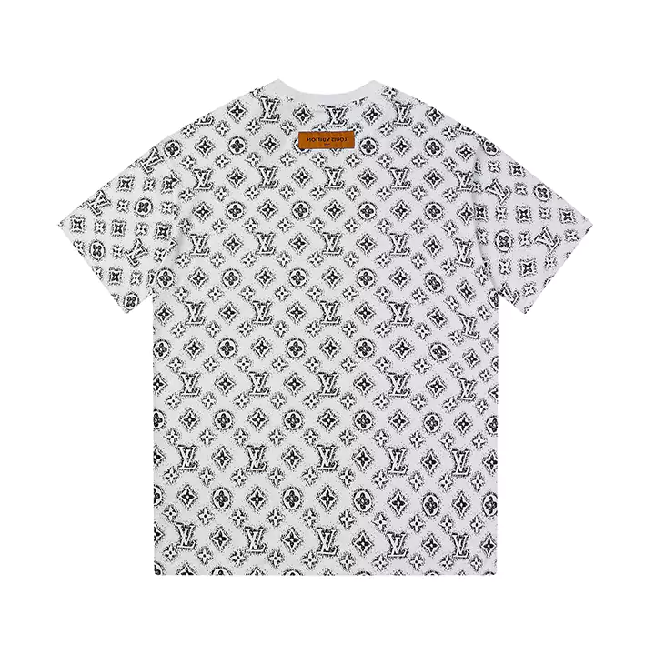 ルイヴィトンLV Tシャツプリントルイヴィトン Tシャツ メンズ/レディースブラック/ホワイト