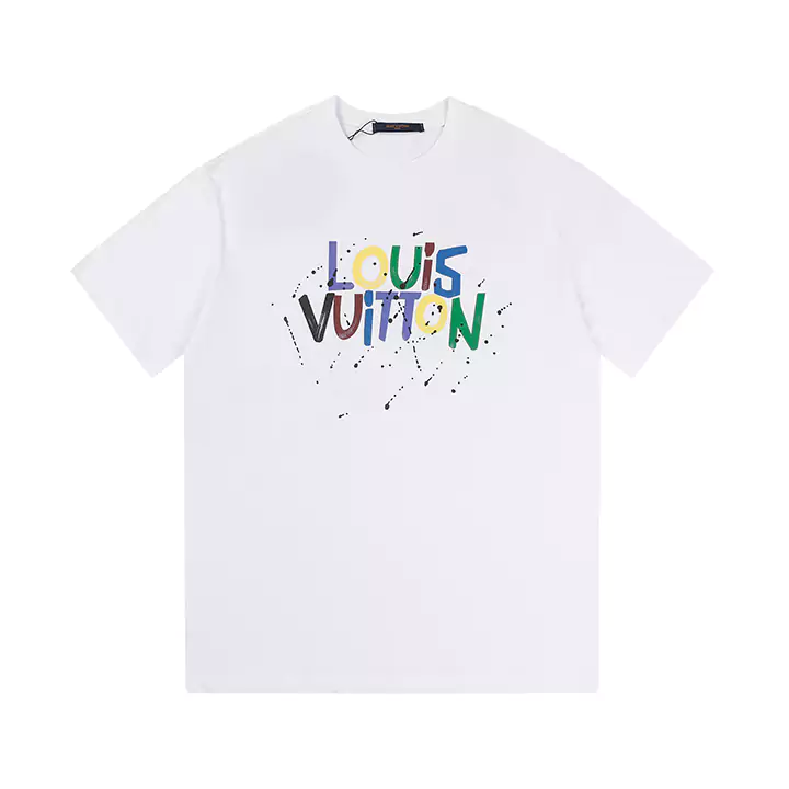 LV Tシャツフラワープリント|ルイヴィトンロゴ キャラクター