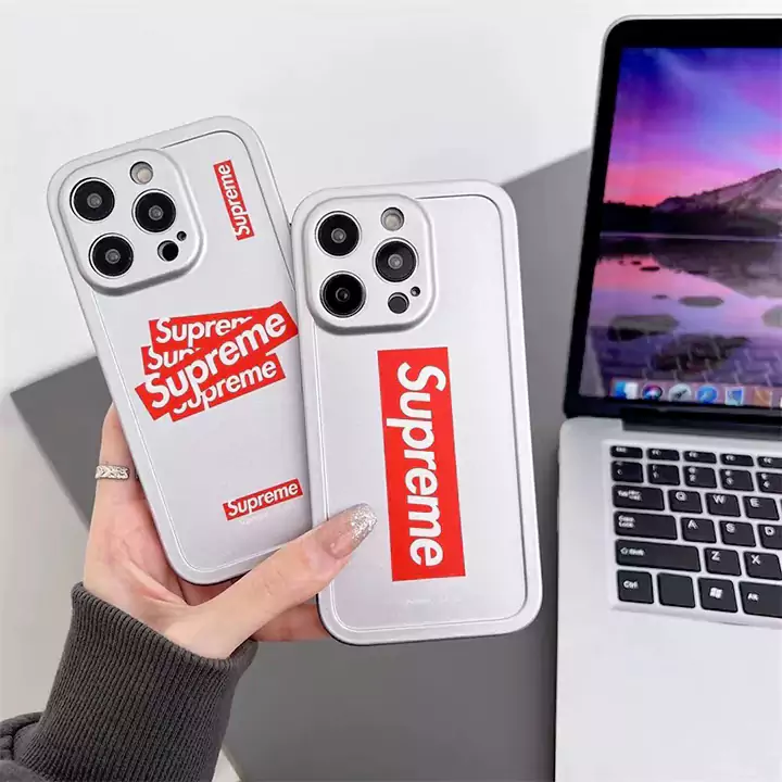 ブランドシュプリームSupreme iPhone16 Plusスマホケース  おしゃれレッドブランドロゴiPhone16ケース 薄いシリコンアイフォンケース