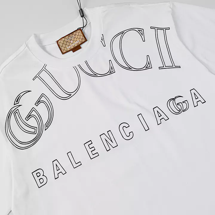 GUCCIグッチ×バレンシアガ Tシャツ|コラボ限定デザイン レンシアガ グッチ Tシャツ グッチ Tシャツメンズ Tシャツ